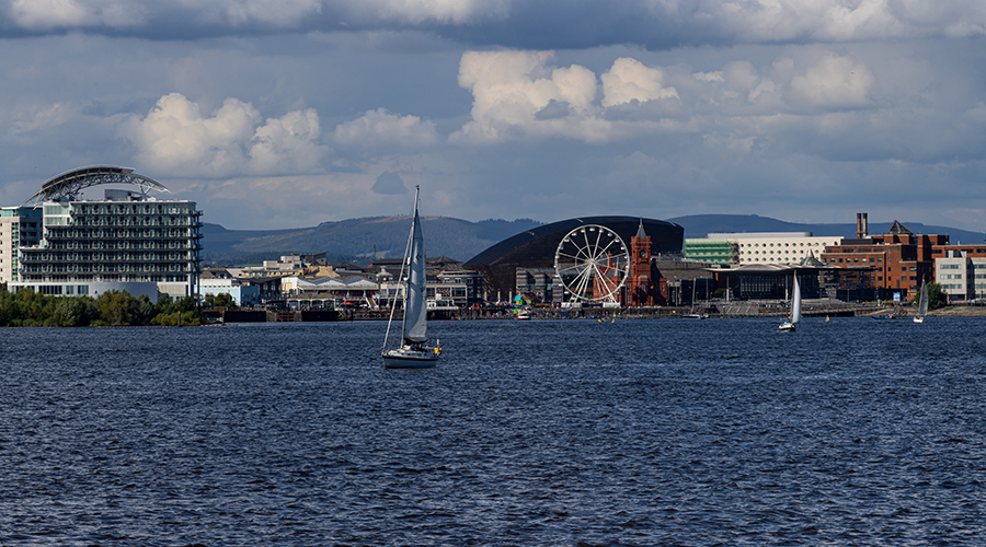 Landscape image of Cardiff bay