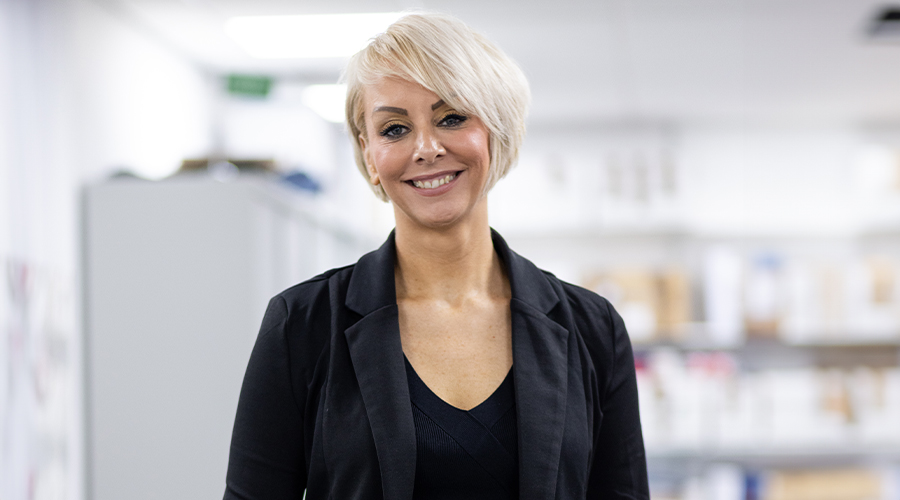 Female lawyer smiling