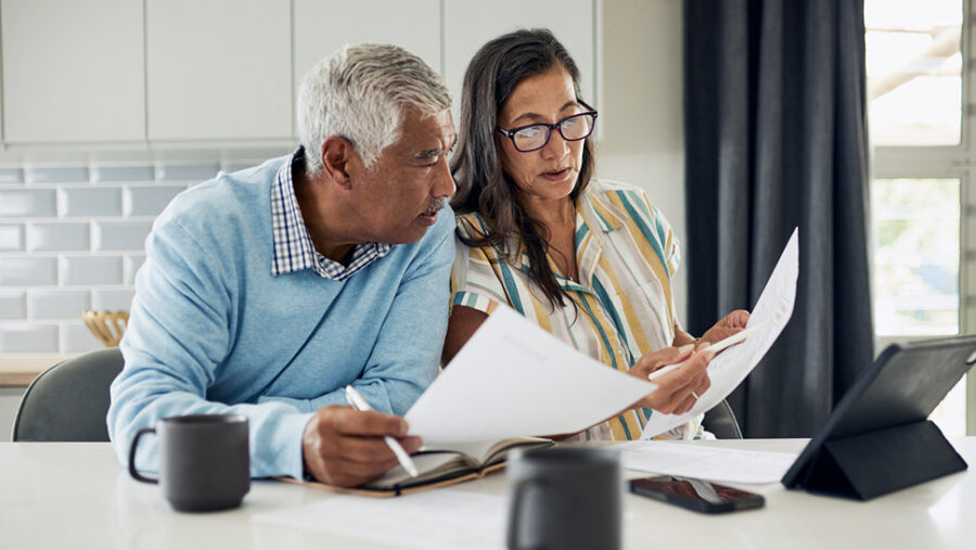 A couple planning their estate