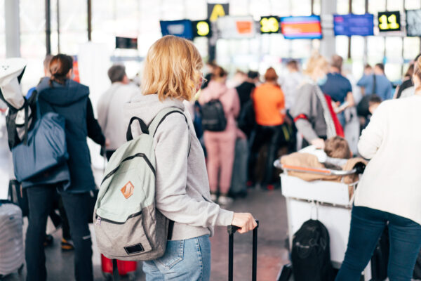 Immigration at an airport