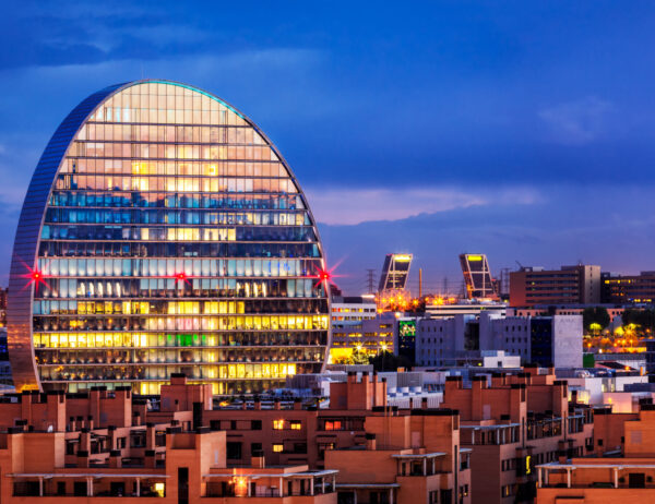 Madrid skyline