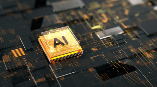 AI data processor chip