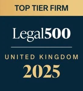 Legal 500 2025 – Top Tier Firm