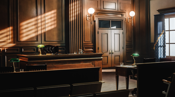 Image of a court room