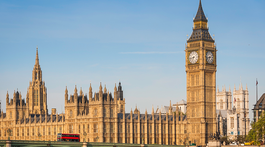 The UK Houses of Parliament